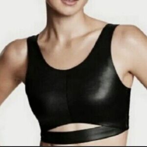 Victoria’s Secret Sport Patent Shiny Cutout Wireless Sports Bra
